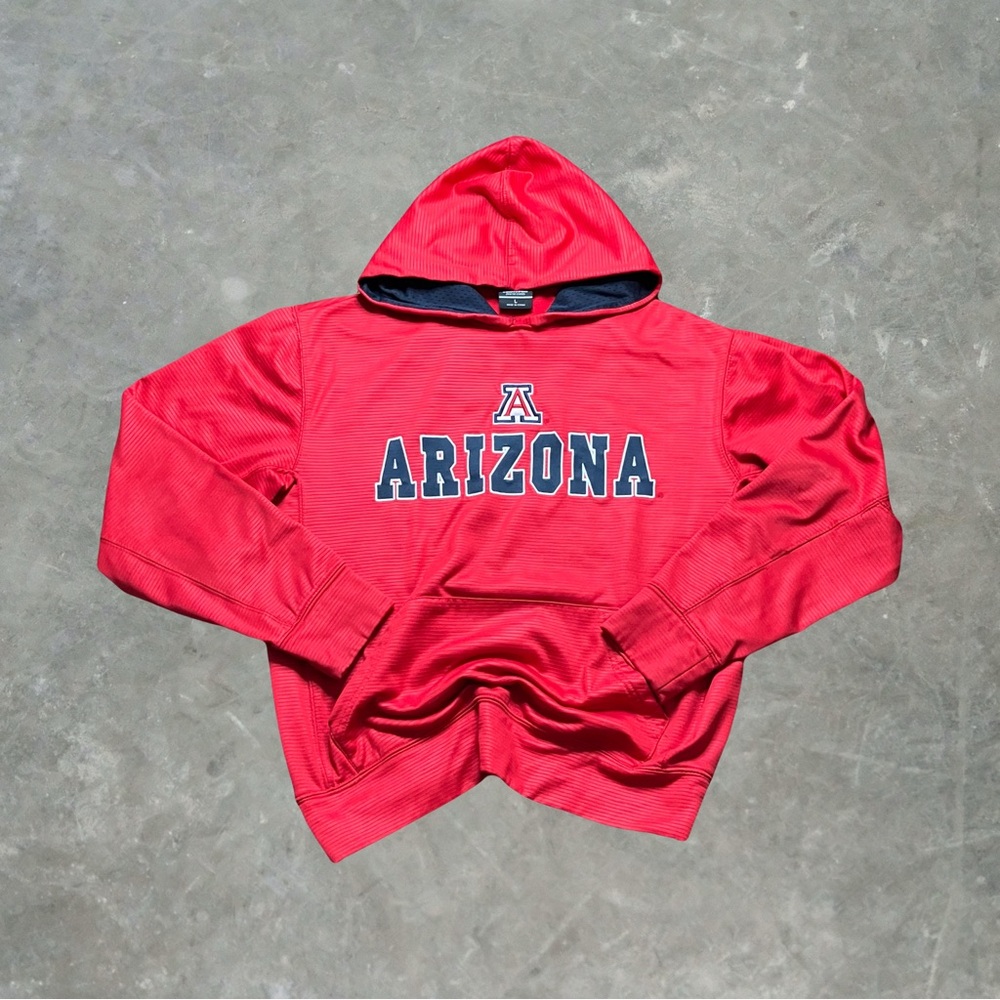 ☀️ Colosseum Arizona Wildcats College Hoodie Mens Size L Red/Navy Blue